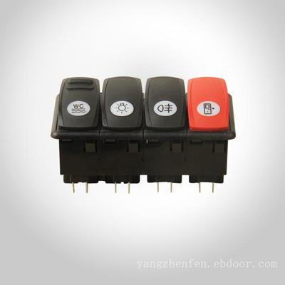 【3750500-Z2401Z東風(fēng)天龍?zhí)戾\大力神五聯(lián)翹板開關(guān)3750500-Z2401Z價格,圖片,配件廠家】