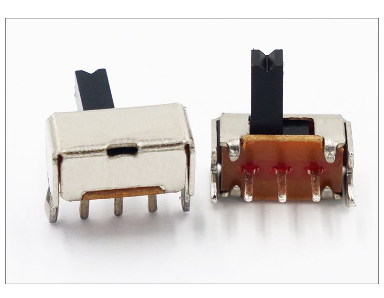 sk-12d07 2檔拔動(dòng)開關(guān)3腳臥式側(cè)拔滑動(dòng)開關(guān) 玩具藍(lán)牙音箱波動(dòng)開關(guān) -